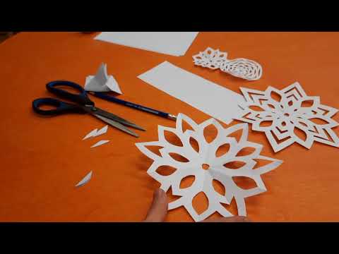 Video: Kuidas Teha Origami Lumehelvest