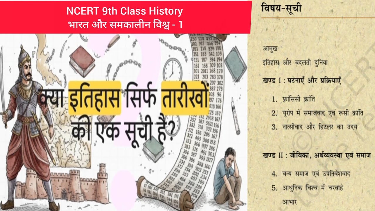 NCERT 9th Class History| Bharat Aur Samkalin vishwa| Introduction Class Aur Mind Map