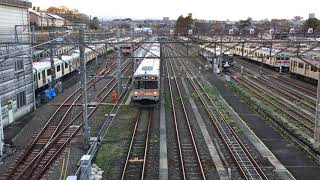 東急9020系9022F(元2000系 2002F) 長津田検車区内 構内試運転（１）