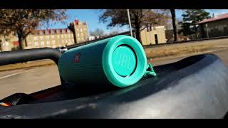 JBL Flip 4 Teal AN Bass Test 100% Volume