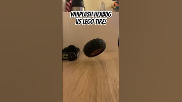 Whiplash Hexbug vs Lego Tire! #hexbug #battlebots