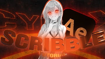 Character Scribble Tutorial | After effects AMV Tutorial