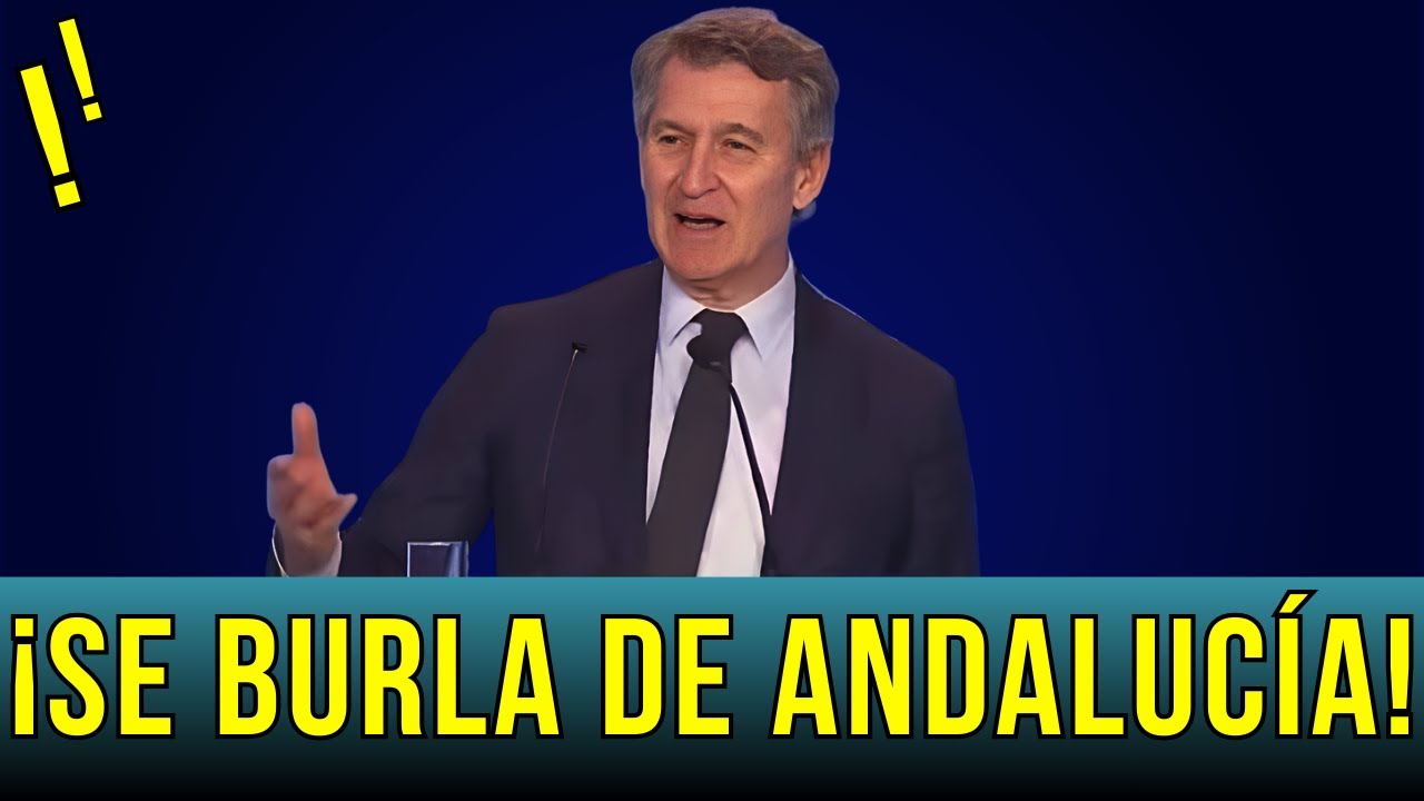 ESCÁNDALO: Feijóo ofende a 8 millones de andaluces en cena del PP y se le vuelve en contra