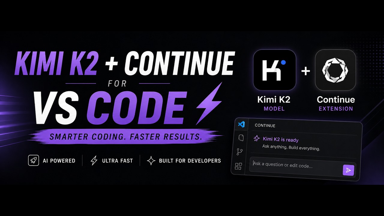 How to Setup Kimi K2 + VS Code Continue = The Ultimate VS Code AI Setup ...