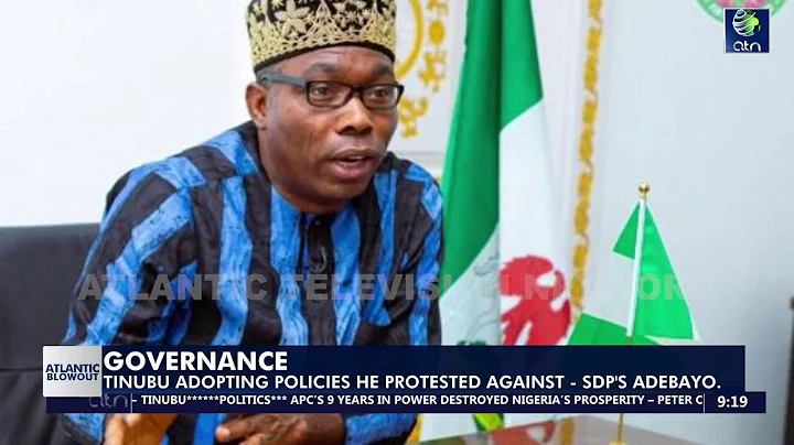 GOVERNANCE: Tinubu adopting policies he protested against -SDP's Adebayo.