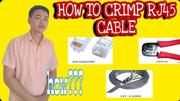 How to crimp rj45 cable (NC II for DEPED ranking)