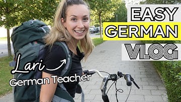 Easy German Learning Vlog for Beginners | Feierabend in Germany (Comprehensible Input)