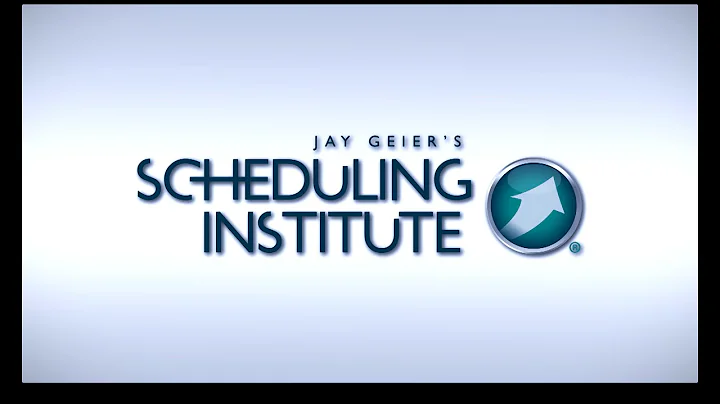 Welcome to Jay Geier's Scheduling Institute