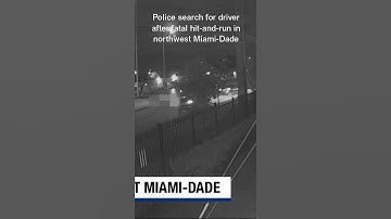 Police search for driver after fatal hit-and-run in northwest Miami-Dade