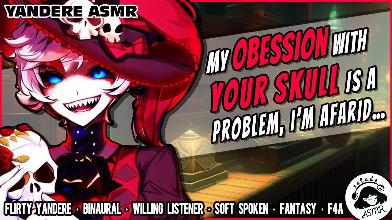 Yandere Necromancer Is Obsessed With Your Skull! 💀 [ Fantasy Yandere ASMR RP | F4A | Ear to Ear ]
