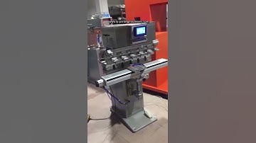 Fast Servo motor 6 color pad printer