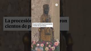 La Virgen de Montserrat sale por primera vez desde 1997 en procesión