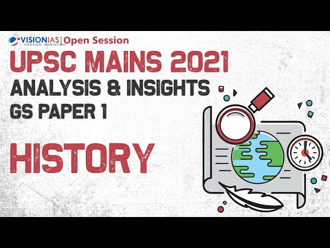 UPSC Civil Services Mains 2021 Analysis U0026 Insights | GS Paper 1 | History