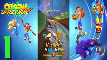 Crash Bandicoot: On the Run‪!‬ - GLOBAL Release Tutorial Gameplay #1 [iOS/Android]