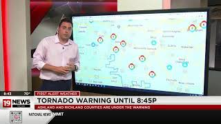Tornado warning issued for Erie, Sandusky and Ottawa counties until 745pm.