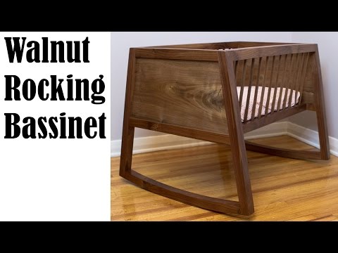 wooden bassinet