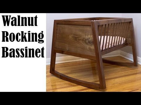 wooden rocking cradle for baby