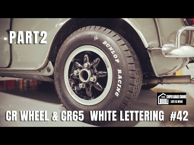 CR WHEEL & DUNLOP CR65 White Lettering PART2装着編 #42 - YouTube