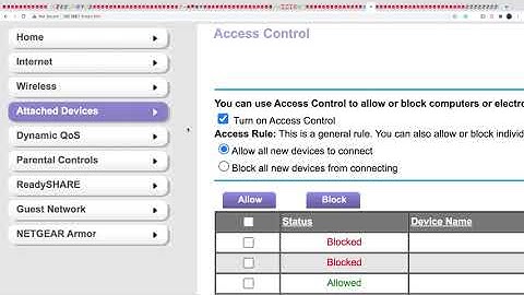HOW TO BLOCK A DEVICE FROM NETGEAR ROUTER NIGHTHAWK X6 R8000 FROM THE INTERNET