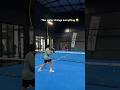 Best backhand volley 🎾 #padel #padeltips #padeltraining #backhandvolley #shorts