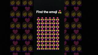 Impossible 🗿! Find 🤼‍♂️#emoji #emojichallenge #short