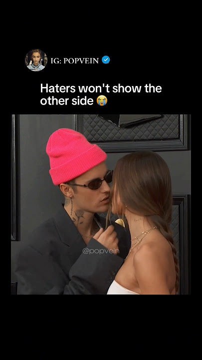 haters won't show the other side of Justin Bieber and Hailey Bieber 😭
