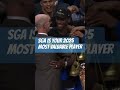 NBA finals most valuable player is SGA