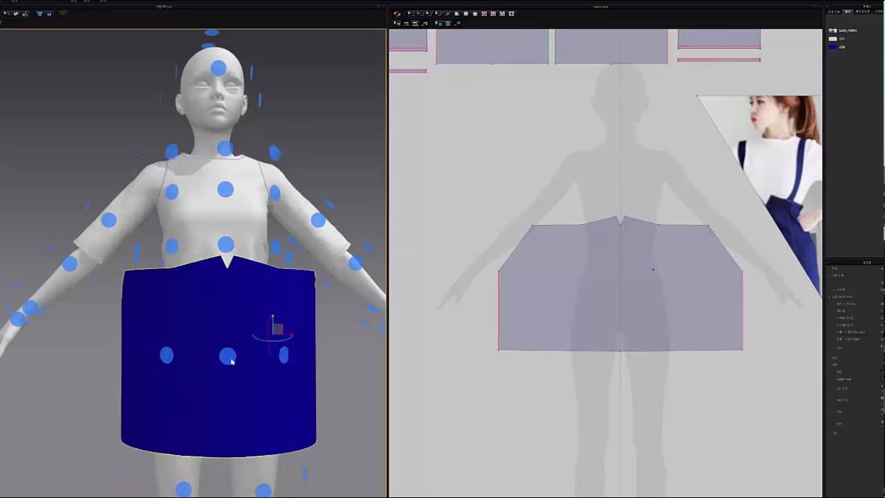 Marvelous Designer & DAZ Studio Making clothes (마벨러스 옷만들기 및 다즈 스튜디오 사진
