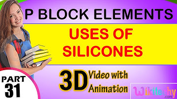 uses of silicones p block elements class 12 chemistry subject notes lectures cbse iitjee neet