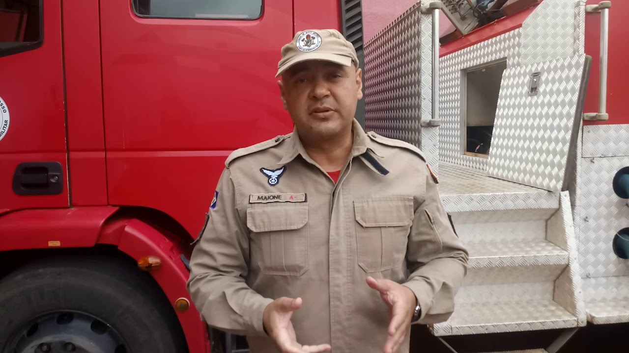 Funcionamento manual da Bomba de Incêndio.