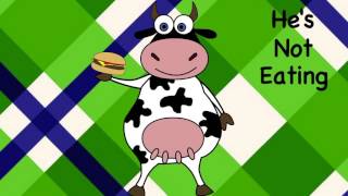 There's A Cow Drinking Milk Song - Silly Songs