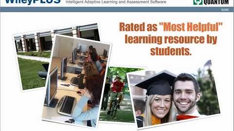 WileyPLUS-Quantum Adaptive Learning and Assessment Software Demo
