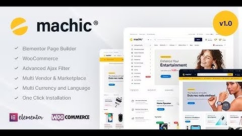Machic - Electronics Store WooCommerce Theme