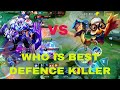 New Season 38,Who is the best defence killer☠️‼️ (comboX teammates) 🚓😈😎 #moblielegendsbangbang5v5 