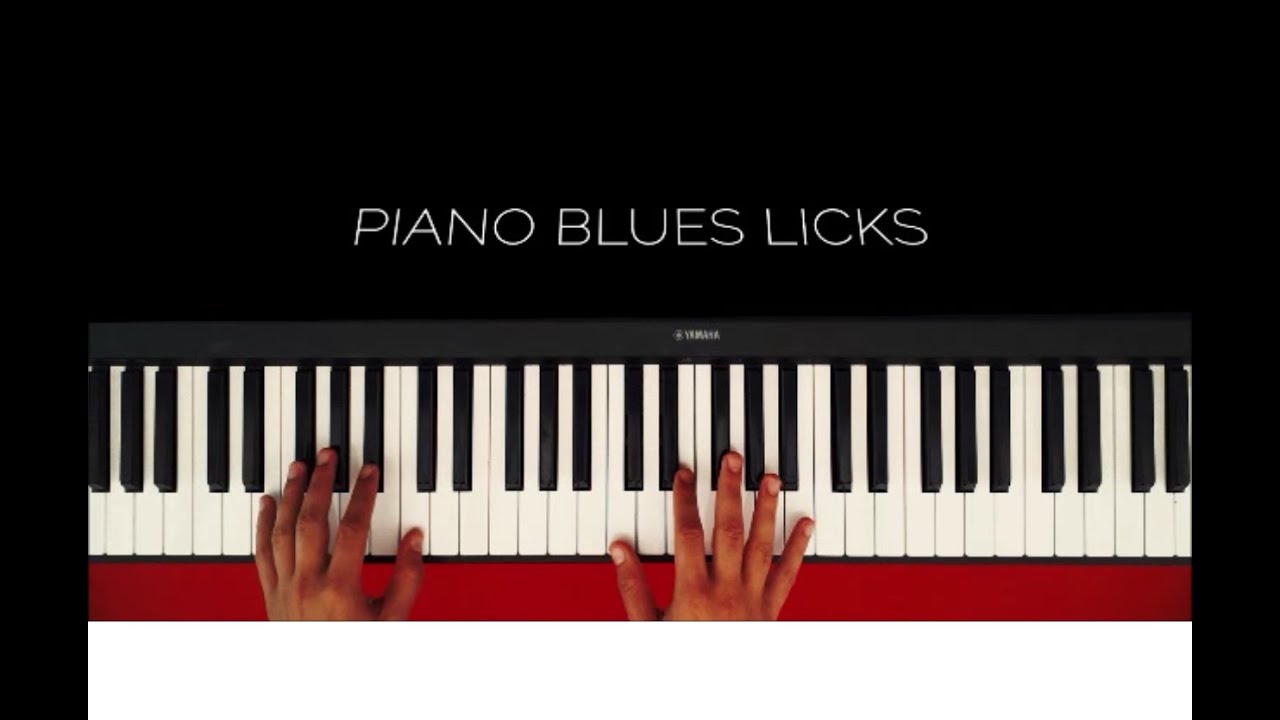 BLUES EN PIANO - improvisación/licks/intro/outro