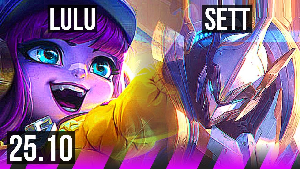 LULU & Smolder vs SETT & Lucian (SUP) | 500+ games | KR Master | 25.10