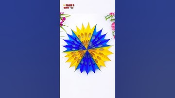 DIY 3D Paper Snowflake Tutorial | Easy 3D Snowflake Craft for Beginners