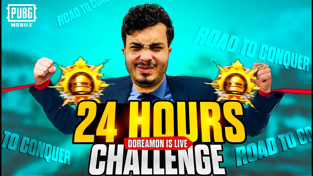 RANK PUSH START ROAD TO CONQUEROR 24 HOURS STREAM | ROAD TO 20K ...
