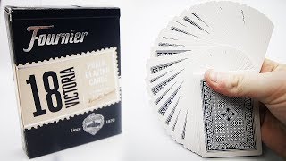 Deck Review - Fournier 18 Victoria Blue Playing Cards [HD] - YouTube