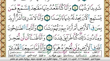 سورة الجن عبد الودود حنيف Surah Al Jen  Abd Al Wadood Haneef برواية حفص عن عاصم