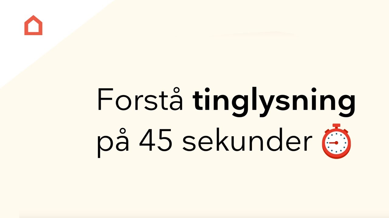 tinglysning af lån