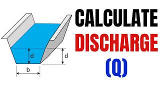 How to Calculate Discharge (Q) in a Trapezoidal Channel | Manning's Formula Explained