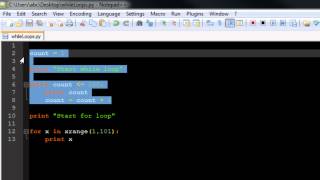 Python Video 6 For Loops
