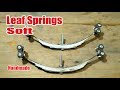 How to make RC Truck Leaf Springs from Chaindsaw rewind springs.