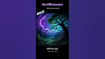 New NFTs Sale - Digital NFT of Nature in the Night 🌃😍 #nft #youtube #digitalcollectibles #artist