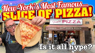Trying The Most Famous Slice of Pizza in New York City - Joe's Pizza