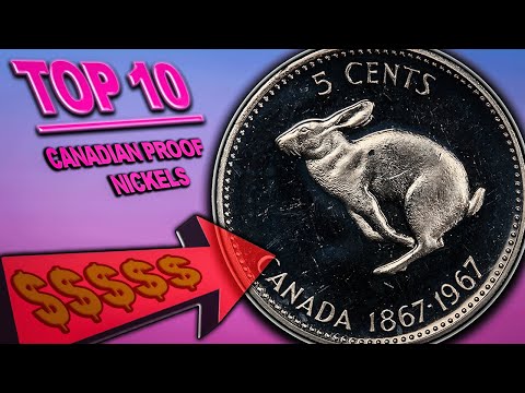 Top 10 Canadian Nickels Worth A Fortune - Rare U0026 Valuable Proof Coins!!