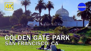 Golden Gate Park - Walking Tour | The Third Most Visited Park in the US | San Francisco, CA |  4K