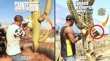 Saints Row (2022) Getting Destroyed by GTA 5 (2013) - Logics & Details Comparison