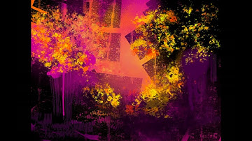 Cyber Punk X Bob Ross - PROCREATE - Digital Painting Timelapse